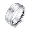 Anello Apribottiglia in Acciaio al Tungsteno 8mm Gioiello da Uomo alla Moda Accessorio di Moda Resistente