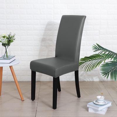 Coprisedia impermeabile 4 pezzi set coprisedia in pelle PU spandex antiolio elasticizzato per banchetti hotel matrimonio housse de chaise