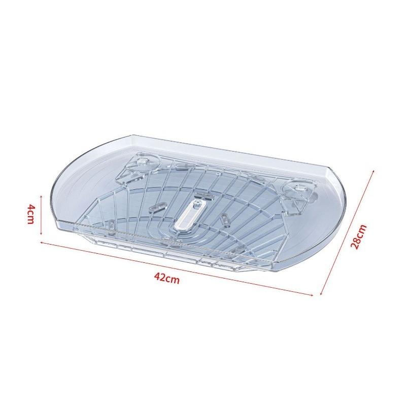 

Lazy Susan Turntable for Fridge 360° Rotating Lazy Susan Fridge Organizer Clear Fridge Turntable Organizer Rectangular Storage