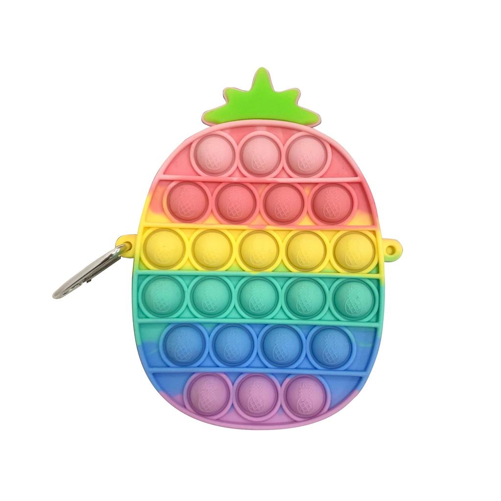 Cartoon Silicone Bubble Decompression Mobile Phone Bag Decompression Shoulder Bag Coin Purse