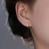 Modische und Elegante Blaue Sternförmige Ohrstecker für Damen, Exquisit und Vielseitig, Einzigartige und Exklusive Ohrringe.