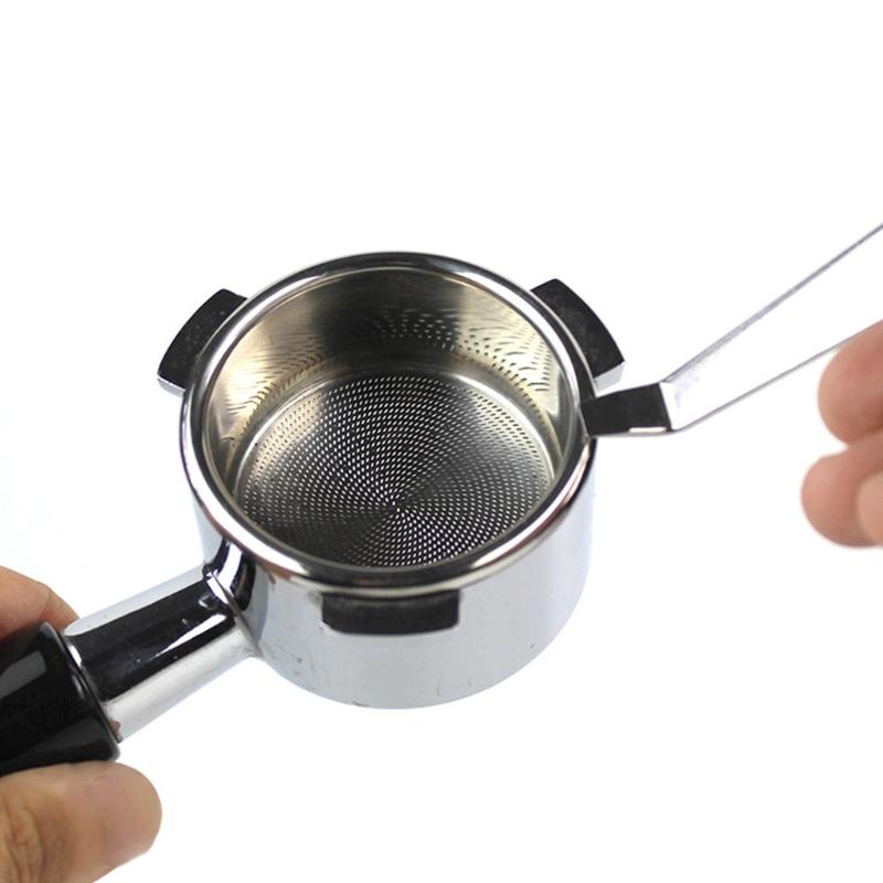 Ergonomic Portafilter Basket Remover Tool Coffee Powder Bowl Extractor 304 Stainless Steel Espresso Machine Accessories