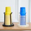 Paper Cup Dispenser Disposable Cup Storage Rack Plastic Coffee Cup Holder for Countertops Kitchen Parties