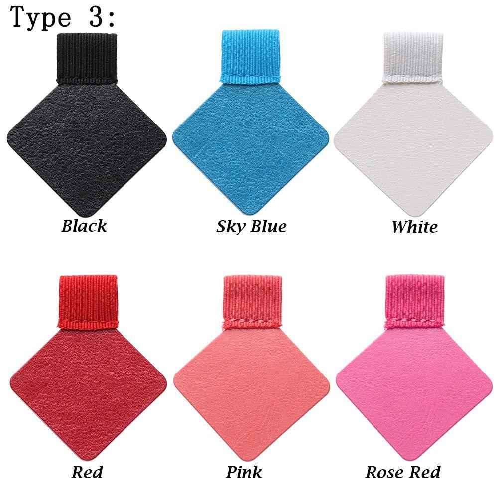 Self-Adhesive Notebook Accessories Self-adhesive Pens Holder Leather Pen Clips Pencil Elastic Loop