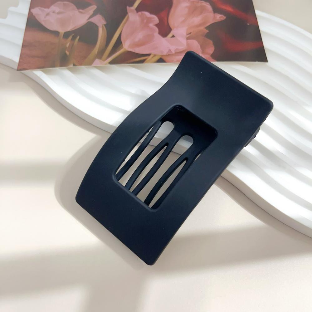 Large French Flat Hair Clips for Women Girls Matte Leopard Rectangle Duckbill Claw Grip Thick Thin Hair Styling Accessories New