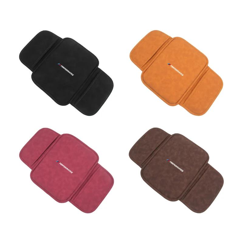

For BMW Hot 2025 Car Armrest Box Height Pad with Storage Bag Pad Auto Accessories For BMW E91 E92 E93 E60 F10 F30 E39 E36 E87 X3 black-1PCS