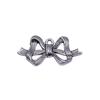 Pendants Bow With Crown Charms For Princess Themed Jewelry Making Alloy