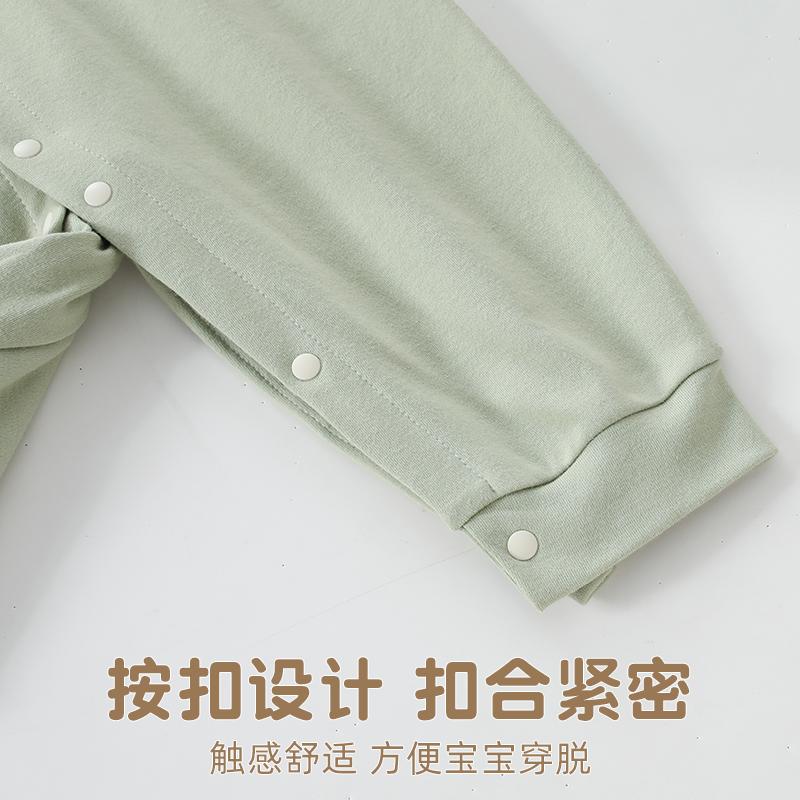Baby Clothes 2025 New Baby Long Sleeve Jumpsuit Spring and Autumn Crawler Clothes Newborn Cotton Clothes Outdoor Autumn Clothes