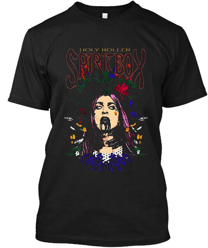

NEW Spiritbox Holy Roller Canadian Heavy Music Retro Graphic T-Shirt Size S-4XL Unisex T-Shirt XXL