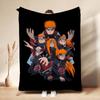 Six Paths Pain Cartoon Printed Blanket Allseason Fleece Blanket For Bedroom Sofa Bed Home Decor Memorial Gift