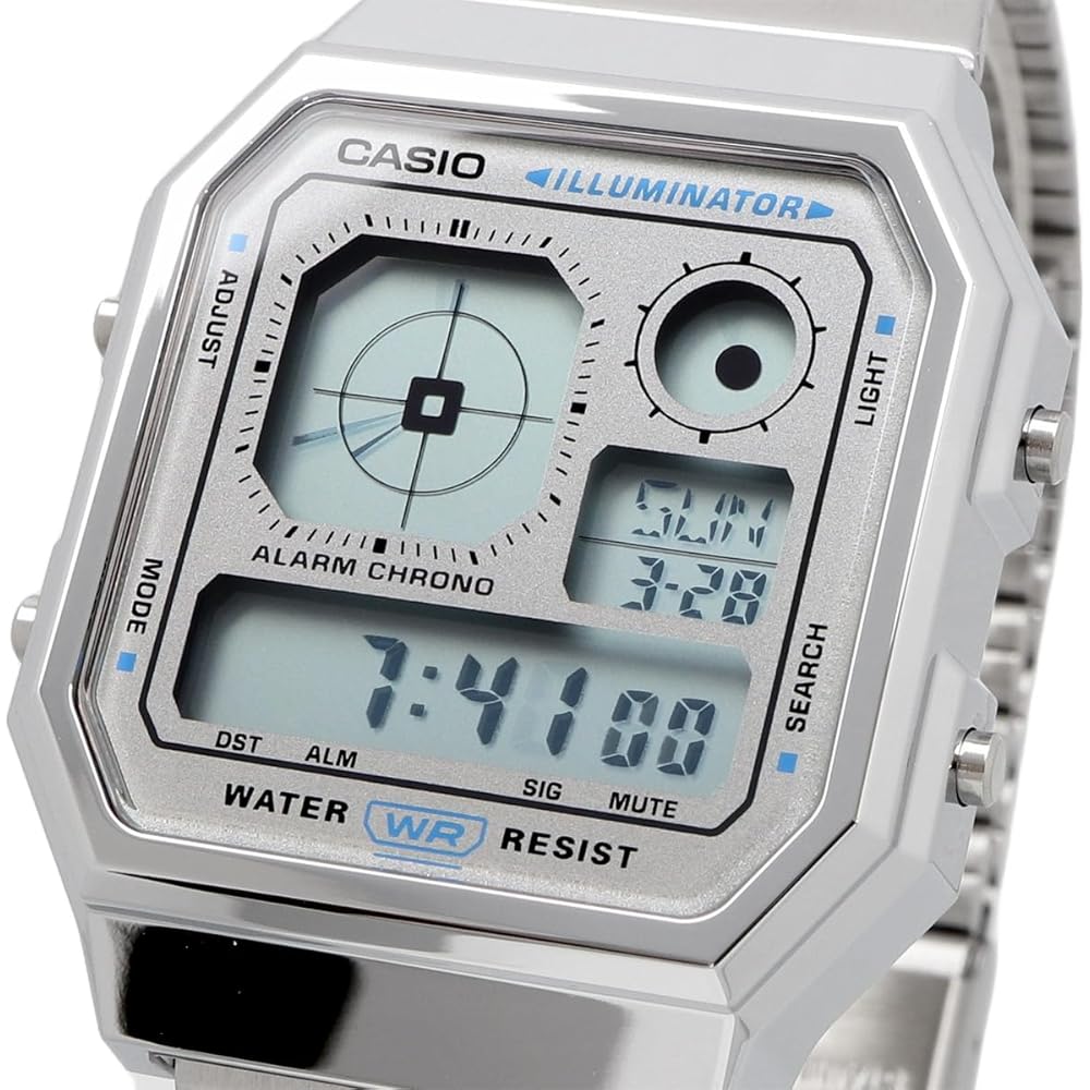 Casio CASIO Standard Digital Wristwatch with Analog Display Vintage Series A130WE-7A Unisex Sil...