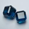 103.20 Ct A++CERTIFIED Cube Cut Loose Gemstone Pair Big Size Rare Teal Sapphire V-88