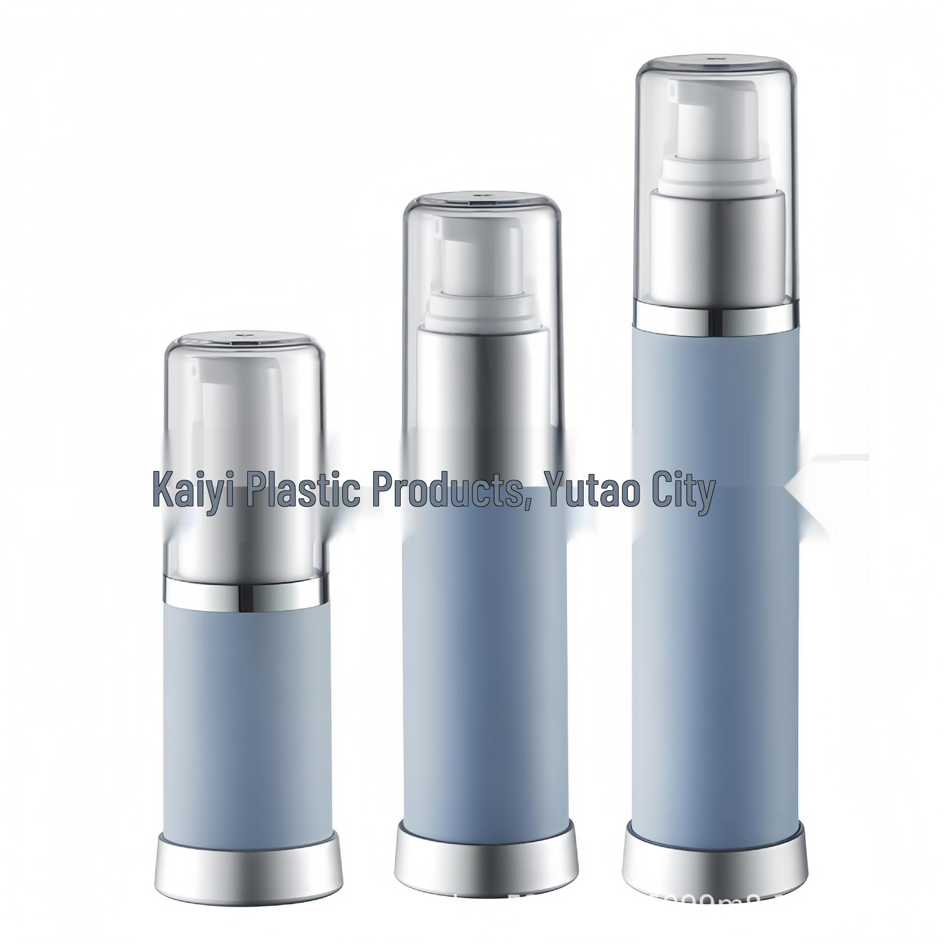 30g Cream Jars, Foundation Bottles, 15g & 50g Vacuum Bottles with Thickened Bases 15ml; White; PP