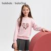 BalaBala Girls' Casual Crewneck Sweatshirt - Autumn 2025