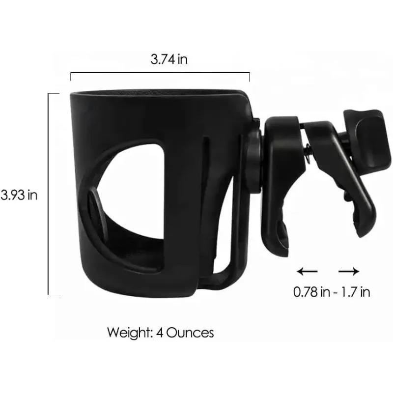 

NEW Strollers Digital Nc Stroll-n-Sip Black Cup Holder for Stanley Quencher (30 & 40 Oz) & IceFlow (20 & 30 Oz) чёрный
