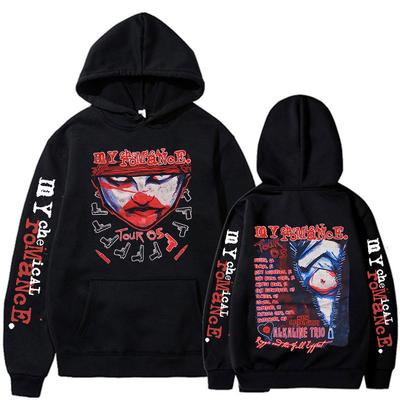 Punkowy zespół My Chemical Romance Trasa 2005 Bluzy męskie damskie Moda gotycka Oversizeowa bluza polarowa z długim rękawem