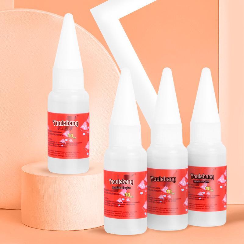 Transparent Quick-Drying Alcohol Glue 10ml for DIY Projects: Ideal for Hemp Rope, Non-Woven Fabric, and Styrofoam
