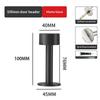Robuster Edelstahl-Türstopper Weicher Gummipuffer Kein Bohren Rutschfester Türstopper für Schlafzimmer Büro Geschäftsräume