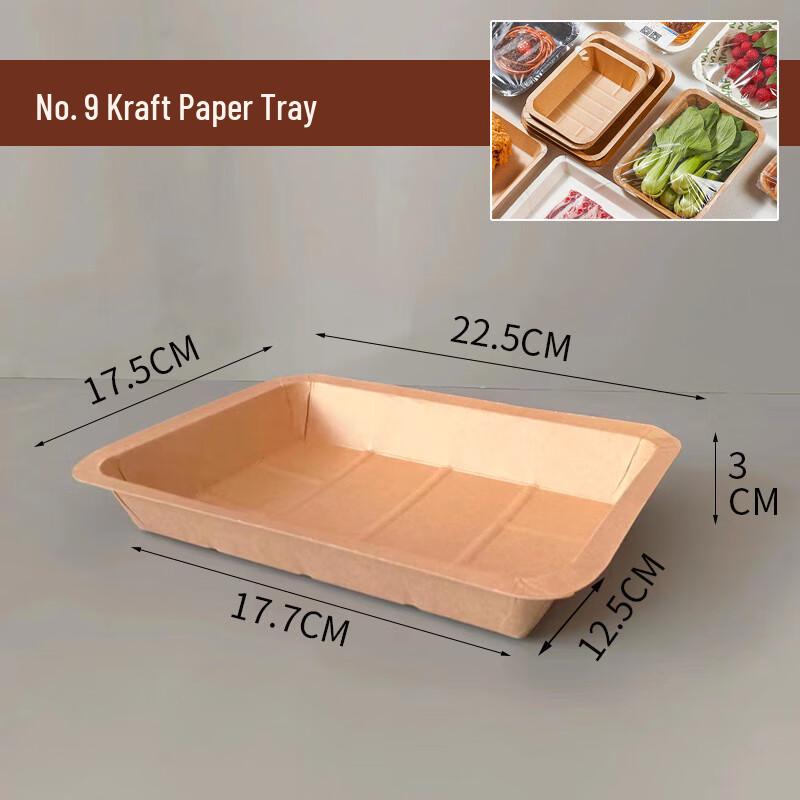 Disposable Kraft Paper Plates
