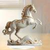 24TE Acrylic Horse Statues Animal Sculptures Collectible Figurines Home Decors