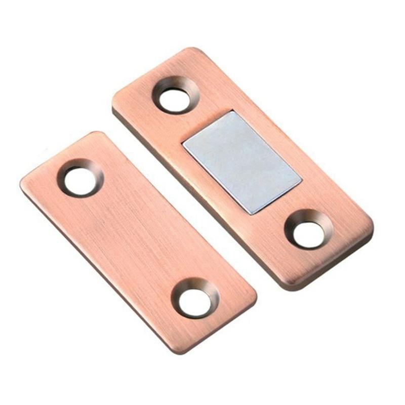 Heavy Duty Stainless Steel Magnetic Cabinet Door Catches Adhesive Drawer Magnets Magnetic Door Holder for Cabinets