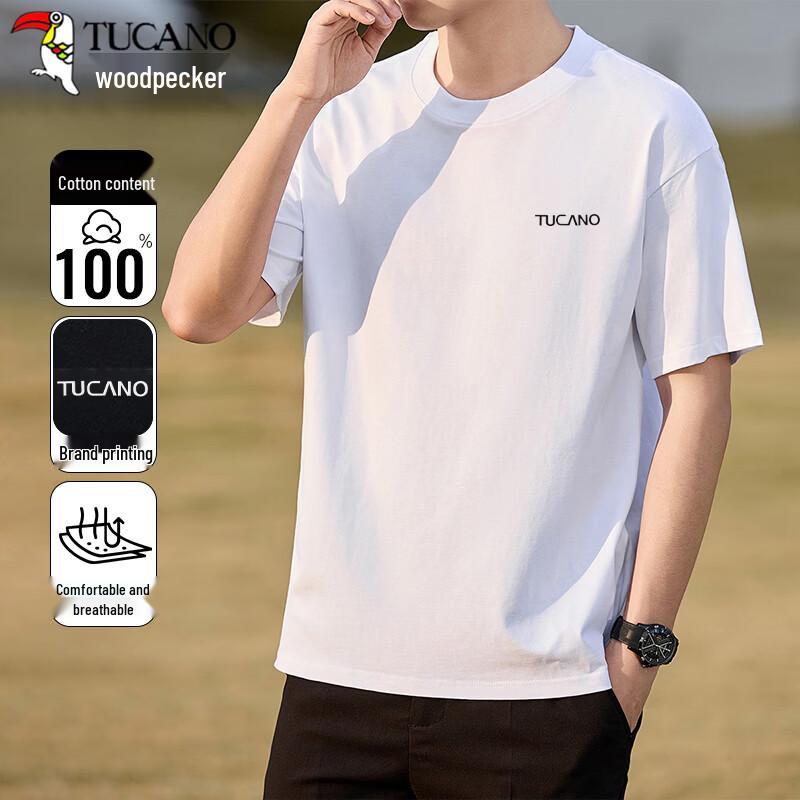 Tucano Men's Pure Cotton Round Neck Short Sleeve T-Shirt