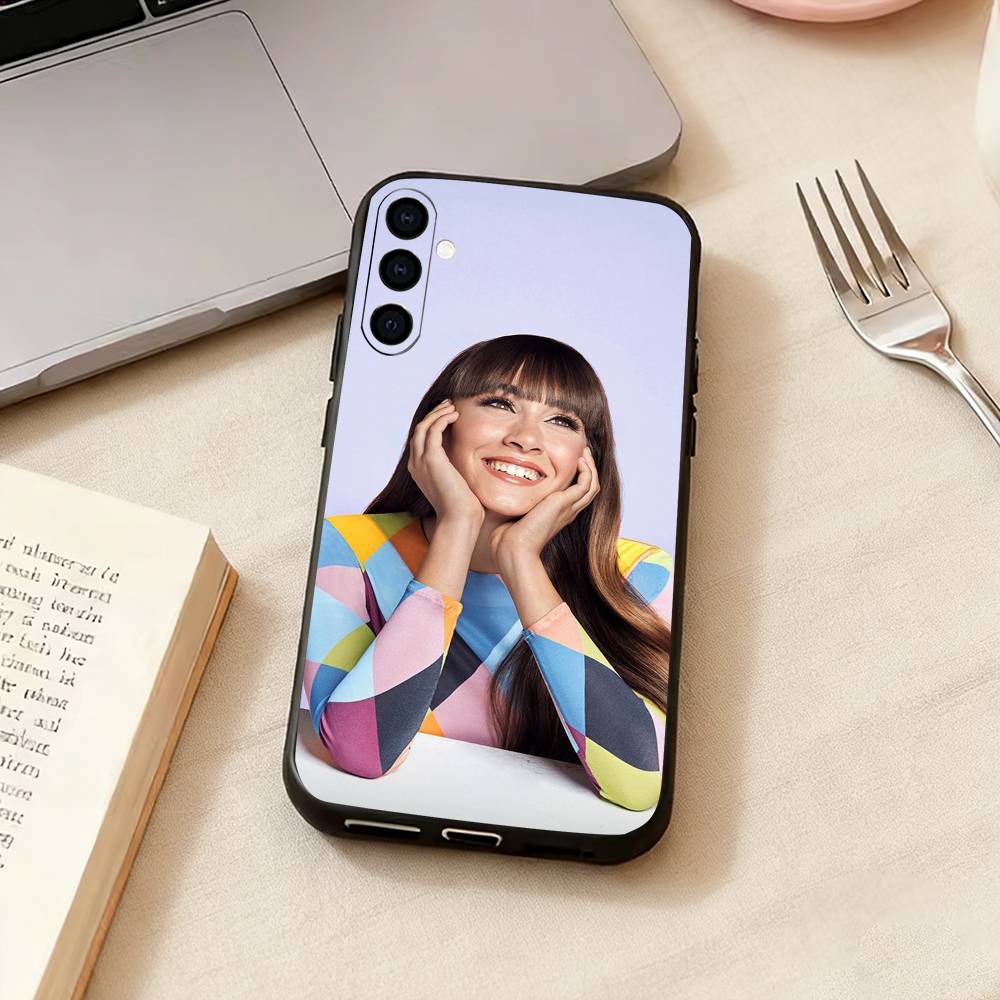 Sängerin A-Aitana Handyhülle Für Samsung Galaxy A73,A72,A71,A70,A53,A52,A51,Andere Weiche Schwarze Hülle