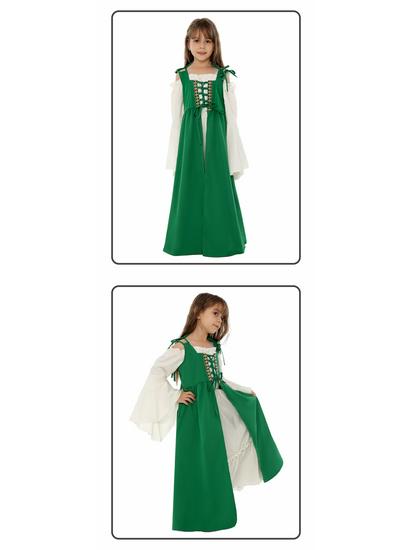 Children's Medieval Cosplay Costume for Halloween and Carnival