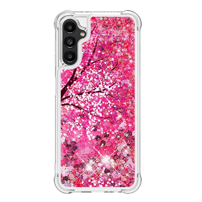 A54 SM-A546B Capa para Samsung Galaxy A54 Capa Desenho Animado Areia Movediça Líquido Dinâmico Capa para Samsung A 54 A34 A14 5G Capas de Telefone