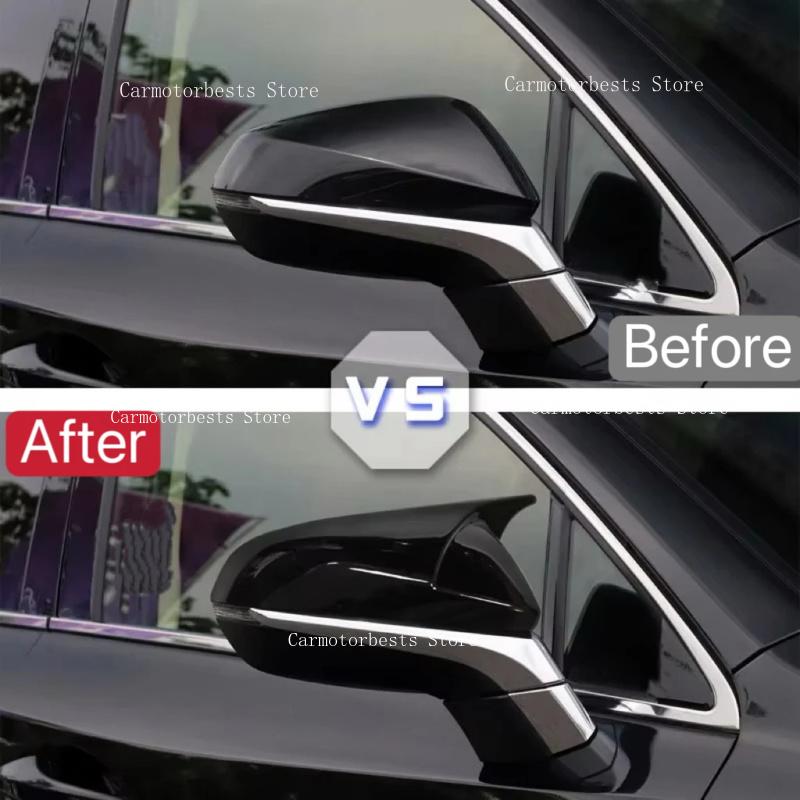Car Rearview Side Mirror Cover Fit For Lexus NX RX NX200 RX350 450H 2016-2023 Wing Cap Rear View Case Trim Carbon Fiber