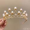 Moderna Para Tiara Adornada con Cristales Perfecta para Ocasiones Especiales