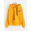 Women's Plus Size Casual Printed Hooded Sweatshirt - Popular Loose Fit for Students