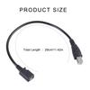 29cm USB 5Pin Data Sync Cable USB 5Pin Female to USB B Male Adapter Cable for Printer Scanners Musical Instrument