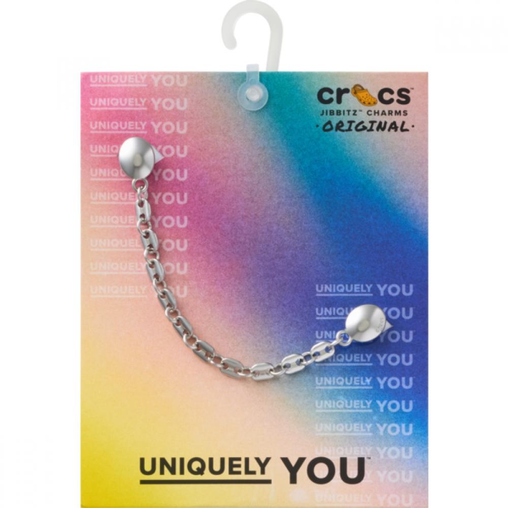 Crocs Silver Gibbets Pack Anchor Chain 10016608 FREE