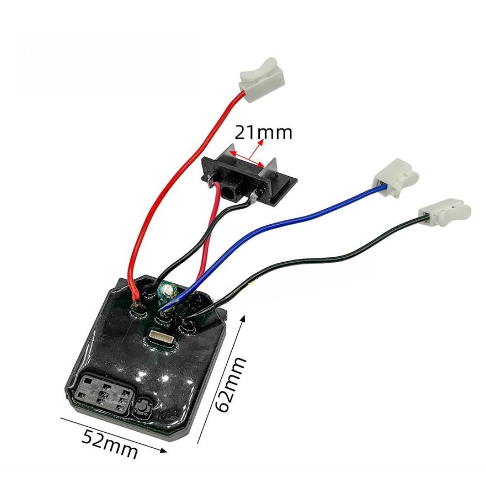 Brushless Wrench Controller Switch Assembly No Welding Lithium Battery Power Quick Connect Terminals With LED Indicator