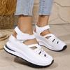 Summer Women Wedge Sandals Lightweight Platform Gladiator Sandals for Woman Cover Toe Casual Beach White Black Sandales Femmes