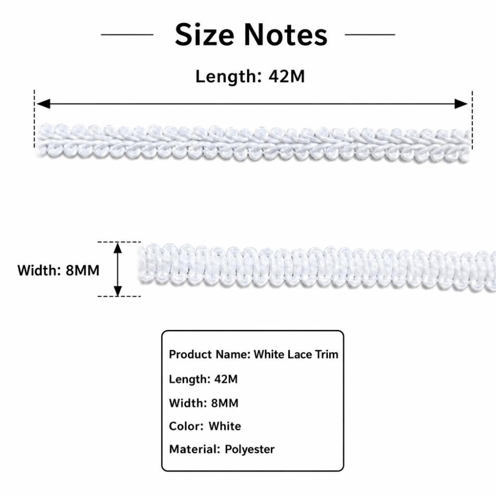 Centipede Design Herringbone Lace Trim Garment Accessory Lace  Garment Bound Work