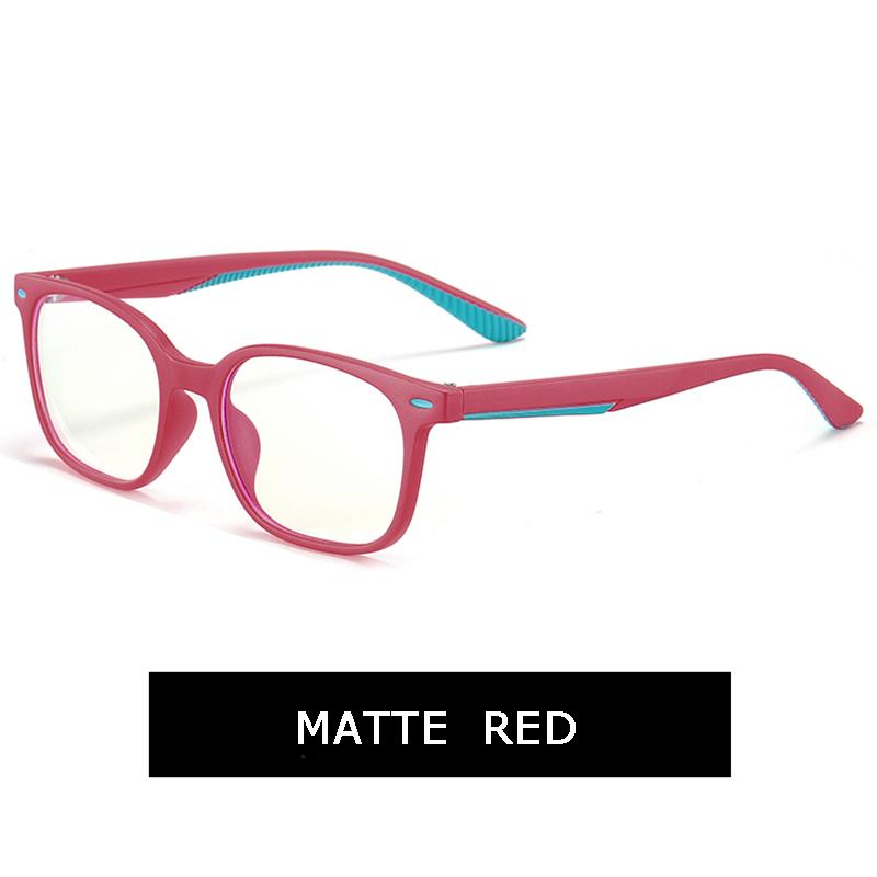Maxjuli Youth Blue Light Blocking Glasses For Boys Girls Square Rivets  Flexible Rubber Optical Frame Eyewear Uv 6604