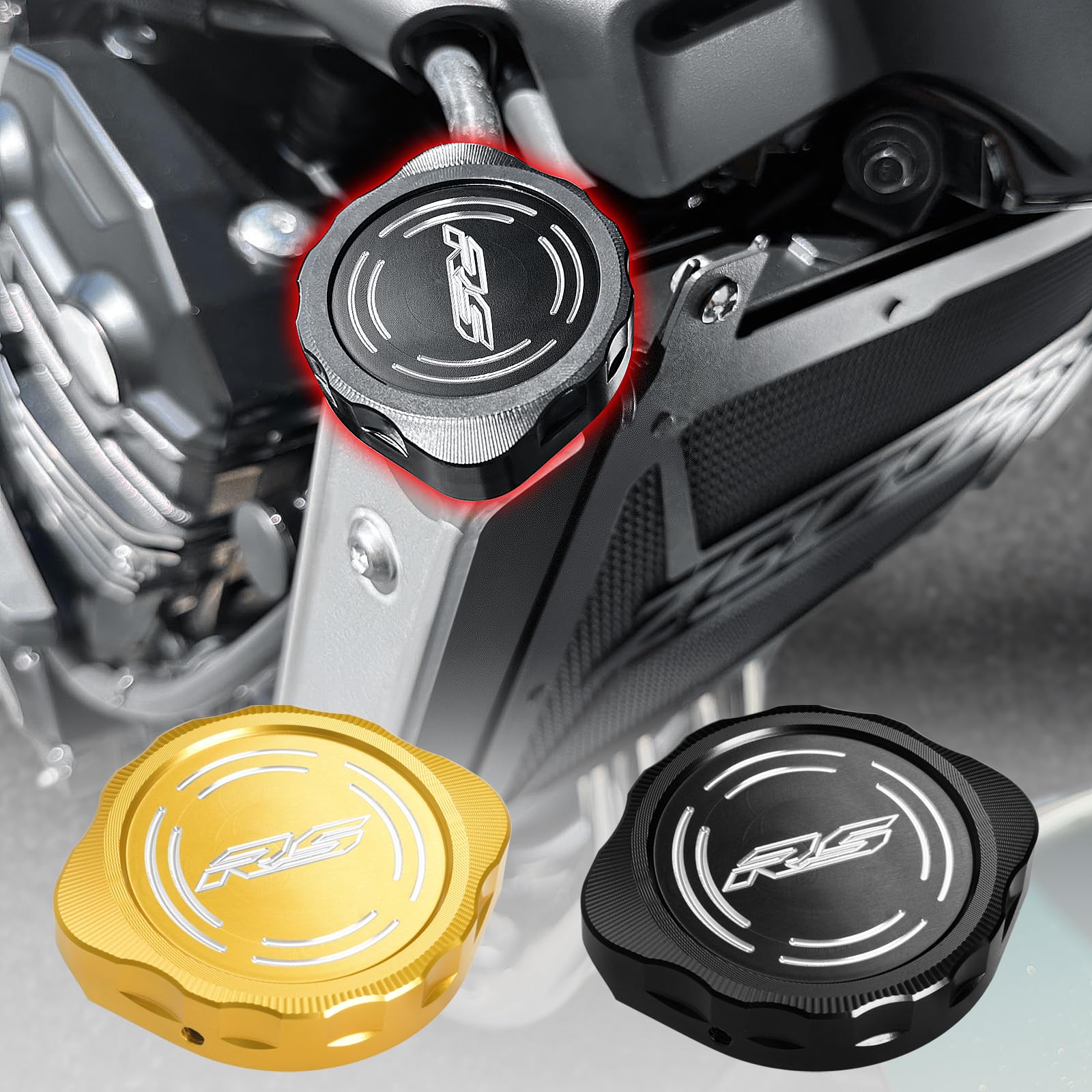 

GFARDMOTO Крышка радиатора мотоцикла Алюминиевая декоративная крышка водяного бака для Z 900 CAFE Крышка, Ka&wa&sa&ki Z900RS, RS, Z-900-RS 2021-2024 (черный) чёрный