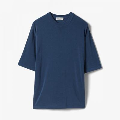 Roberto Collina Bequemes Rundhals-T-Shirt Blau Rcf1m50000a78