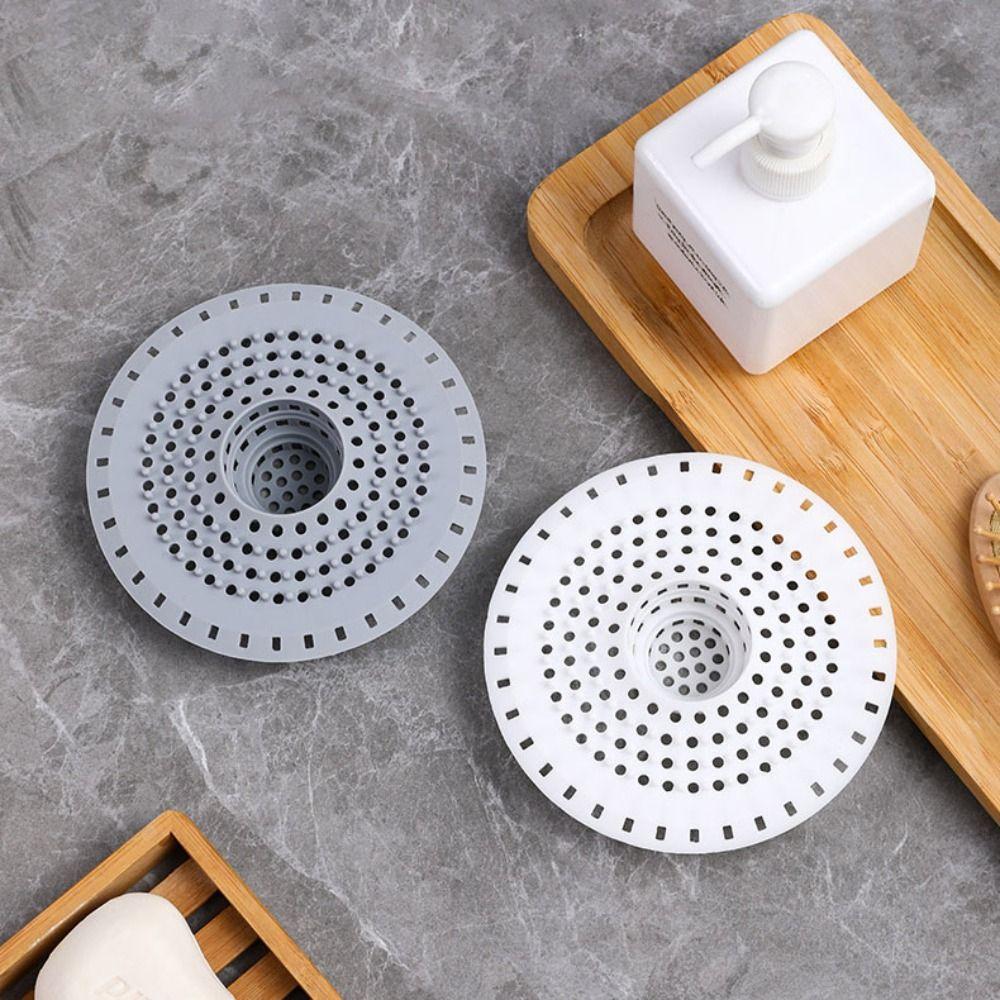 2pcs Anti-blocking Sink Strainer Round Shape Floor Drain Waste Catcher Drain Filter  Kitchen