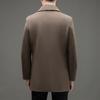 Middle-aged and Elderly Coats Men's New Warm Woolen Coats In Autumn and Winter