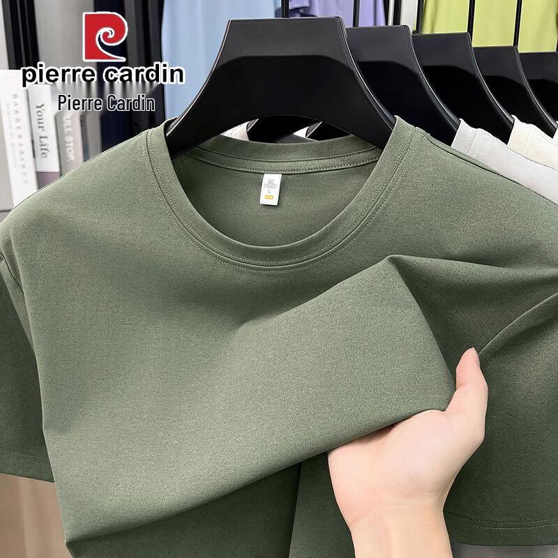 Pierre Cardin Men s Summer Casual Round Neck Short Sleeve T-Shirt M