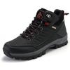 Modemerk Winter Heren Sneeuwlaarzen Warme Pluche Herenlaarzen Waterdichte Leren Enkellaarsjes Topkwaliteit Antislip Heren Wandelschoenen