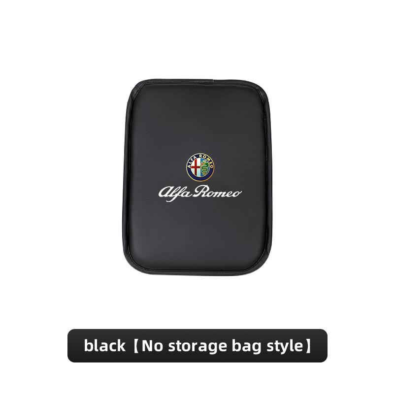 

Car Stickers For Alfa Romeo Car Armrest Cover Cushion Armrest Box Protective Pad For Alfa Romeo Giulia Stelvio Giulietta 156 159 чёрный