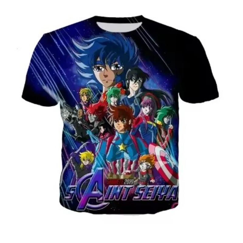 Sommer Mode Cartoon 3D Druck T-Shirts Damen Streetwear Casual Harajuku Y2k Kurzarm T-Shirt O-Ausschnitt Tees Tops Kleidung