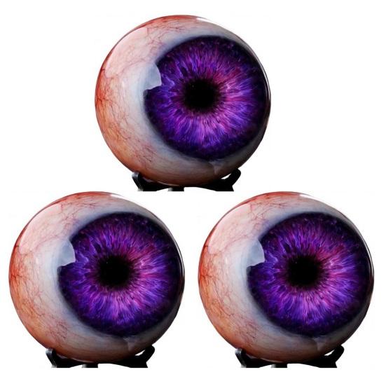 Realistisch Gotisch Oogbol Ornament Levensgetrouw Horror 3D Oog Beeldje Eng Donkere Fantasie Stijl Bureau Decoratie voor Halloween Huisdecoratie