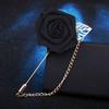 Flowers Simple Leaf Lapel Pin Groom Boutonniere Fashion Accessories Brooches Brooch Pins Jewelry