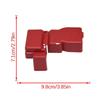 24345-79912 24345-2FP0B Battery Positive Terminal Cover, Red Hinged Clip-On Plastic Insulation Cap, Positive Post Protector Replacement Part