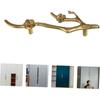 Angoily Flower Branch Brass Handle Cabinet Knob Sturdy Easy To Install for Shoe Cabinet Bookcase